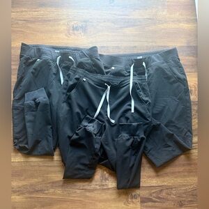 Bundle (3) Figs Jogger Black Joggers